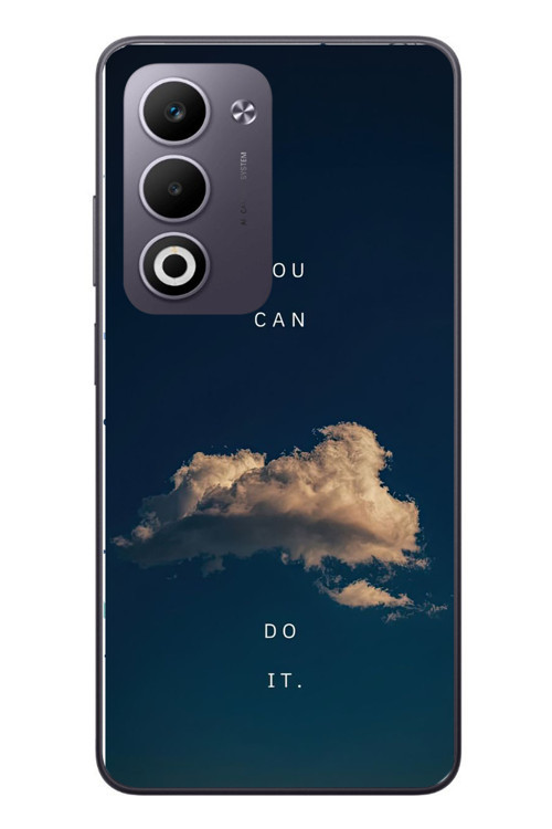 Oppo A5 4G Uyumlu You Can Do İt Baskılı Silikon Kılıf