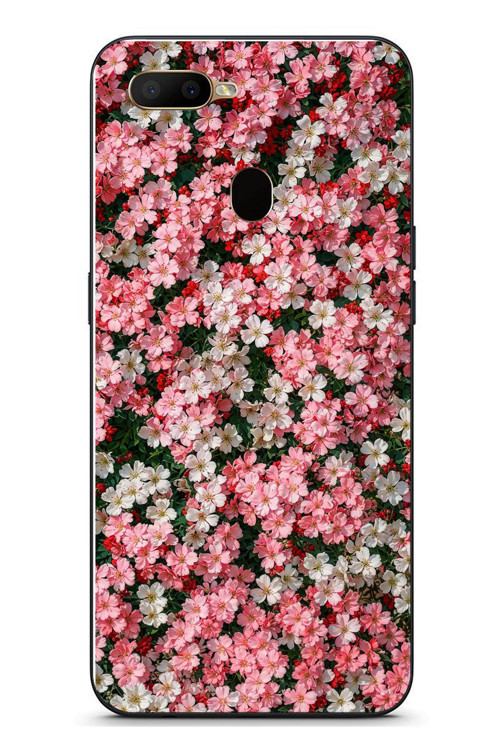 Oppo A5S Uyumlu Ahenkli Papatyalar Baskılı Silikon Kılıf