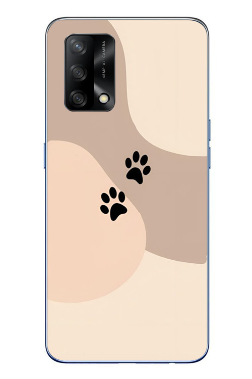 Oppo A74 Uyumlu İki Pati Baskılı Silikon Kılıf