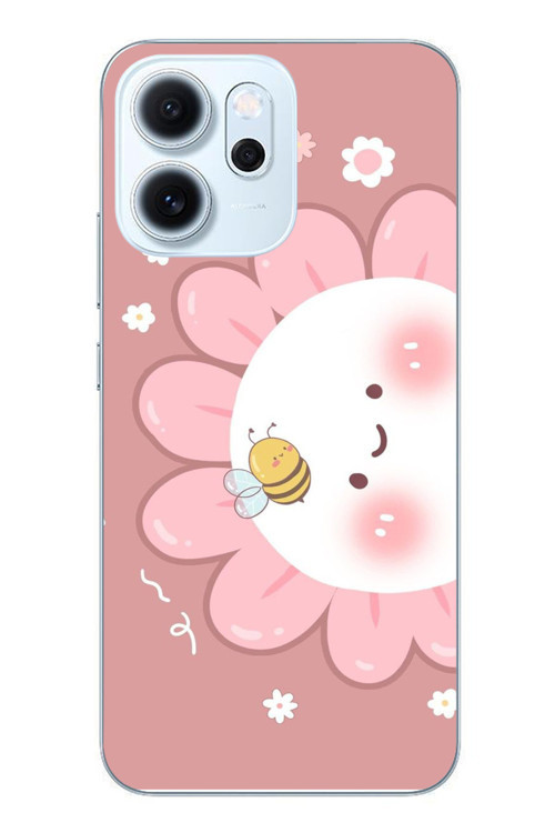 Oppo Reno 14F Uyumlu Papatyam Baskılı Silikon Kılıf