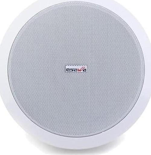 OSW-818 20 Cm Hat Trafolu Alçıpan Hoparlör Beyaz Tavan Hoparlörü