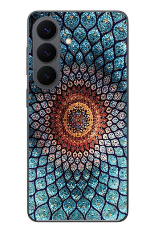 Samsung Galaxy S26 Uyumlu İran Dokuması Baskılı Silikon Kılıf