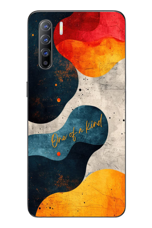 Oppo Reno 3 Uyumlu One of a Kind Baskılı Silikon Kılıf
