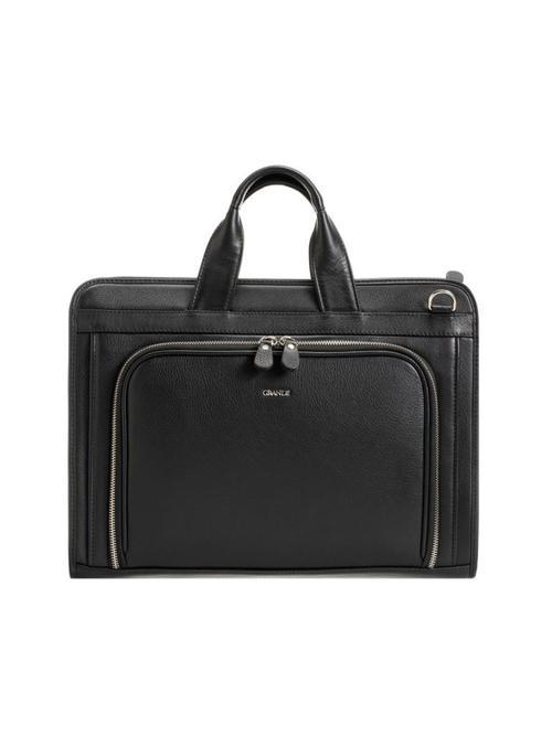 Erkek Hakiki Deri Evrak Çantası Siyah 4063