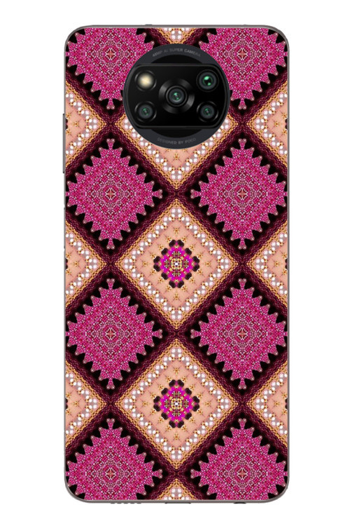 Poco X3 Uyumlu Pembe Yavrusu Motifleri Baskılı Silikon Kılıf