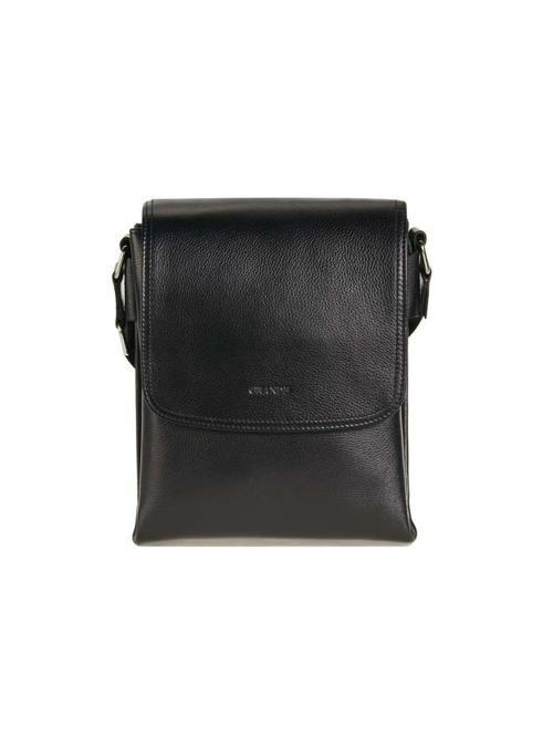 Hakiki Deri Erkek Postacı Çantası Siyah 4261