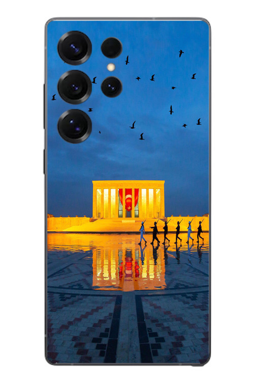 Samsung Galaxy S25 Ultra Uyumlu Anıtkabir Baskılı Silikon Kılıf