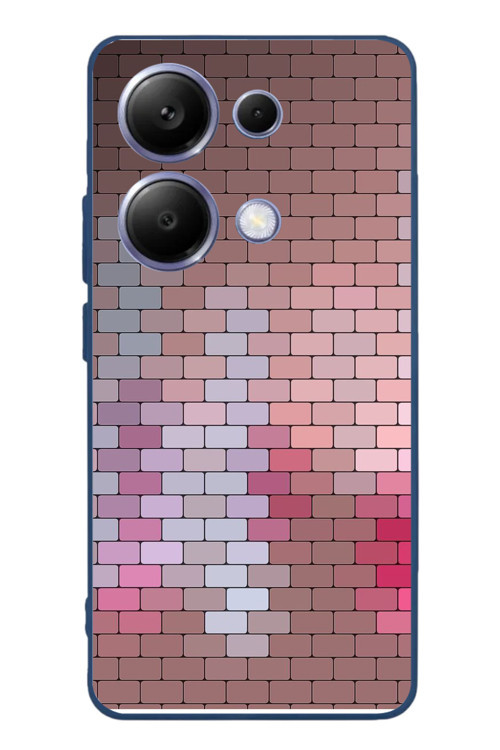 Poco X7 Pro Uyumlu Renkli Duvar Baskılı Silikon Kılıf