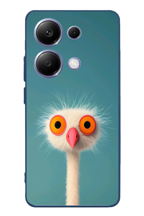 Poco X7 Pro Uyumlu Şaşkın Hayvan Baskılı Silikon Kılıf
