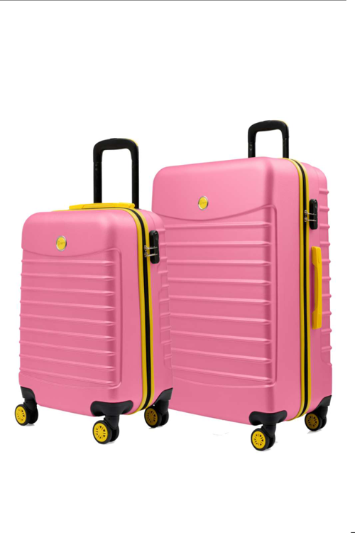 2'li Valiz Seti Orta Boy - Kabin Boy Rose 1168