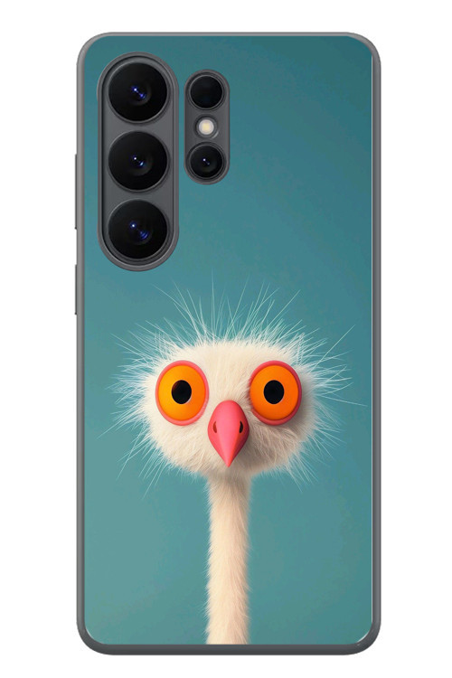Samsung Galaxy S26 Ultra Uyumlu Şaşkın Hayvan Baskılı Silikon Kılıf