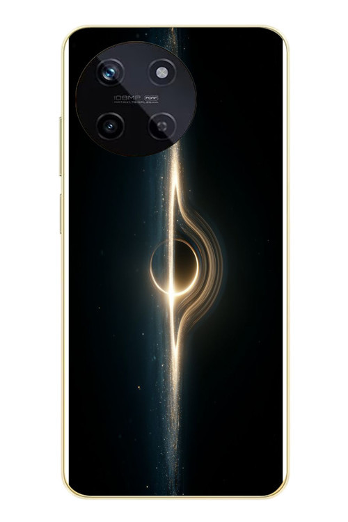 Realme 11 4G Uyumlu Galaksi Uzay Baskılı Silikon Kılıf