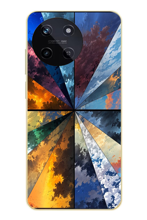 Realme 11 4G Uyumlu Mevsim Geçişleri Baskılı Silikon Kılıf
