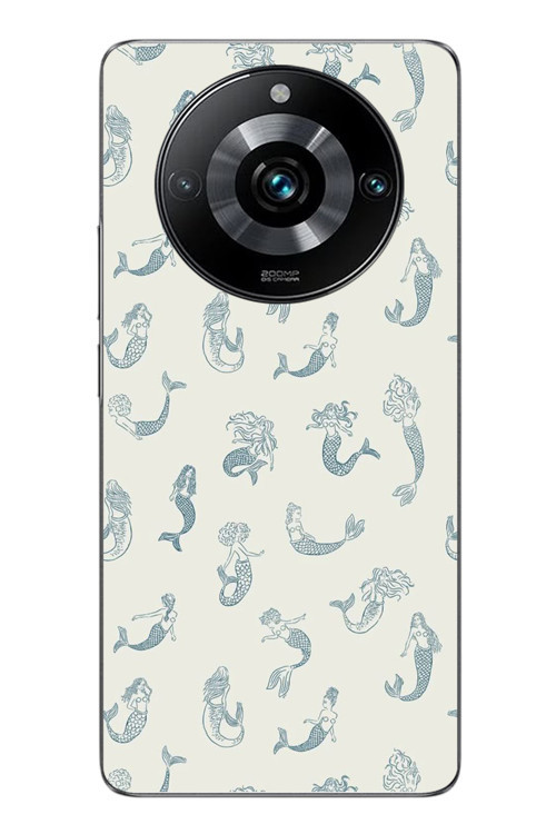 Realme 11 Pro Uyumlu Deniz Kızları Baskılı Silikon Kılıf