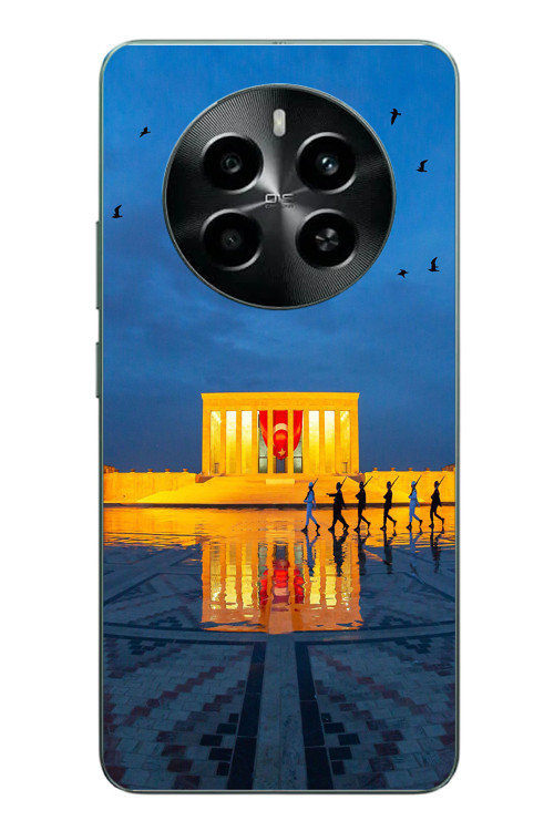 Realme 12 4G Uyumlu Anıtkabir Baskılı Silikon Kılıf