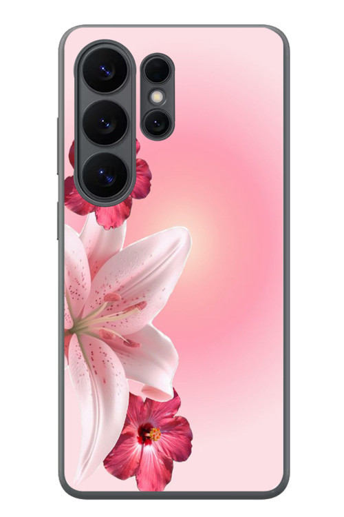 Samsung Galaxy S26 Ultra Uyumlu Tematik Çiçek Baskılı Silikon Kılıf
