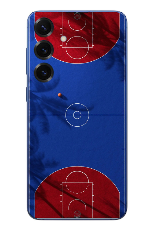 Samsung Galaxy S25 Plus Uyumlu Basketbol Sahası Baskılı Silikon Kılıf
