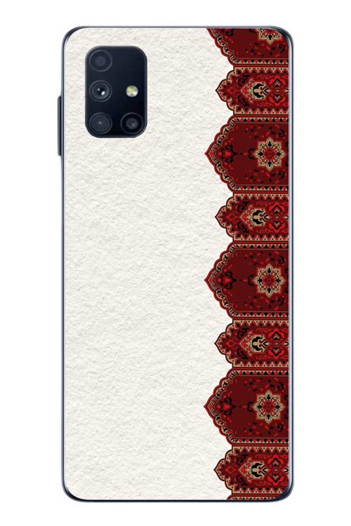 Samsung Galaxy M51 Uyumlu Halı Köşesi Baskılı Silikon Kılıf