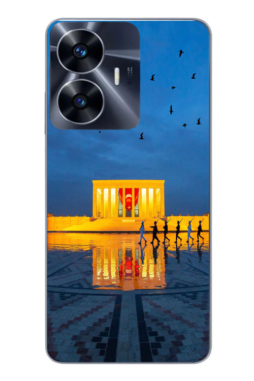 Realme C55 Uyumlu Anıtkabir Baskılı Silikon Kılıf