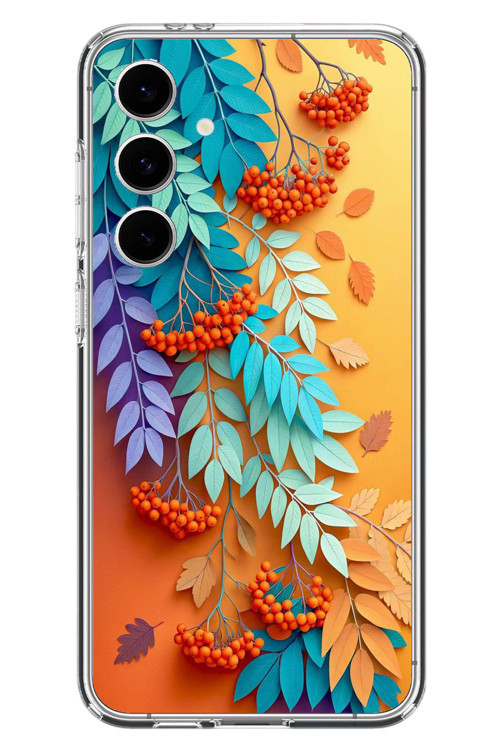 Samsung Galaxy S24 FE Uyumlu Pastoral Çicekler Baskılı Silikon Kılıf