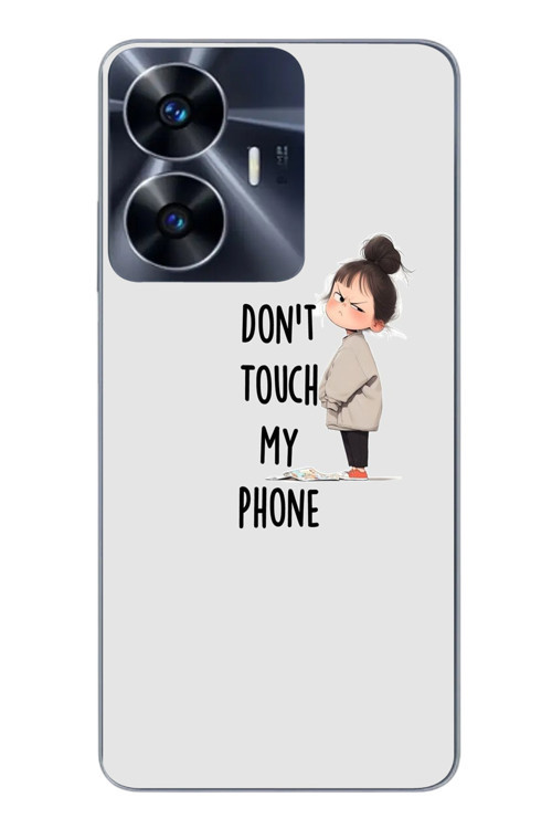 Realme C55 Uyumlu Telefonuma Dokunma Baskılı Silikon Kılıf