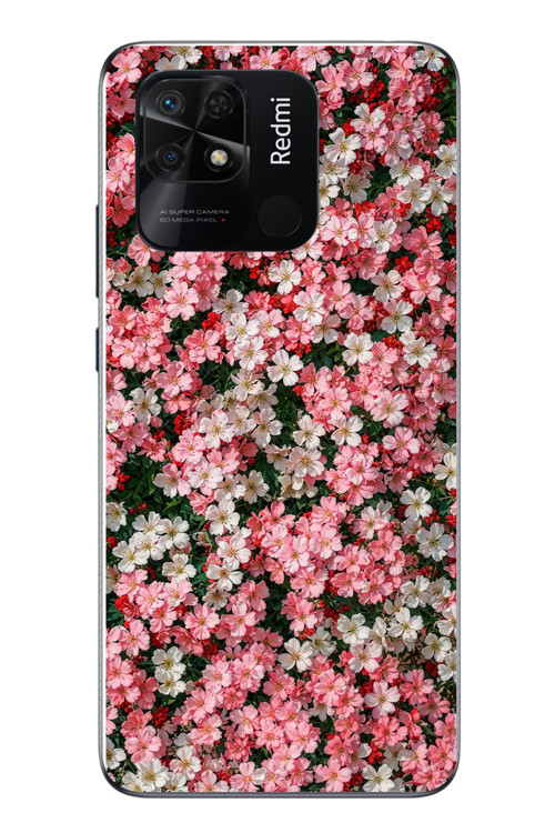 Redmi 10C Uyumlu Ahenkli Papatyalar Baskılı Silikon Kılıf
