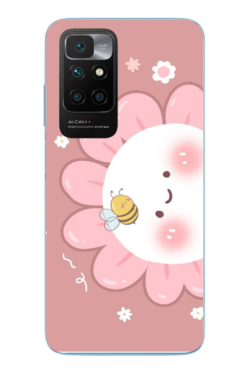 Redmi 10 2022 Uyumlu Papatyam Baskılı Silikon Kılıf