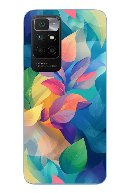 Redmi 10 2022 Uyumlu Yumuşak Dalgalı Baskılı Silikon Kılıf