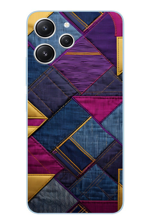 Redmi 12 Uyumlu Kot Deseni Baskılı Silikon Kılıf