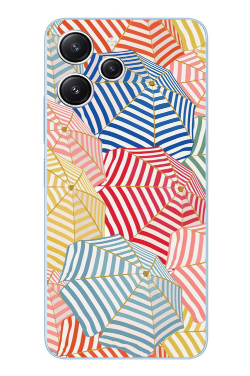 Redmi 12 Uyumlu Şemsiyeler Baskılı Silikon Kılıf