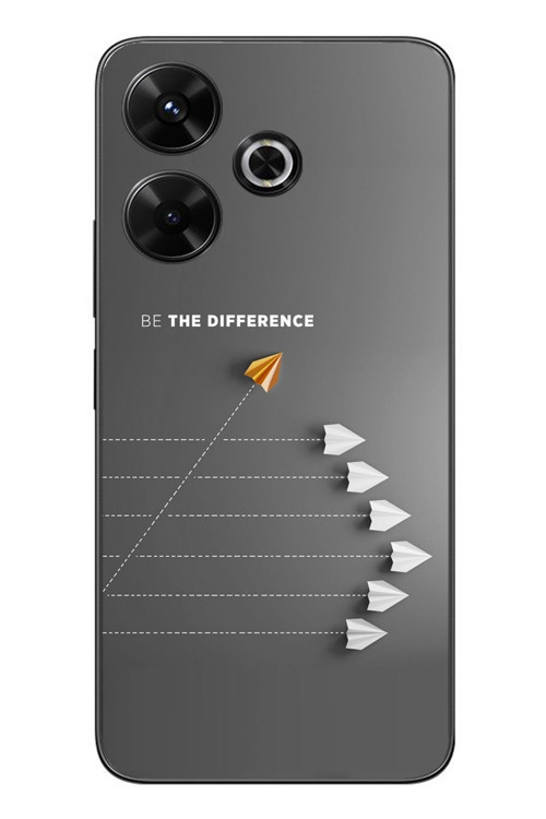 Redmi 13 Uyumlu Be The Difference Baskılı Silikon Kılıf