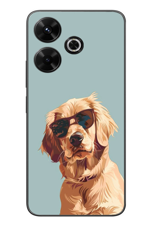 Redmi 13 Uyumlu Karizmatik Köpek Baskılı Silikon Kılıf