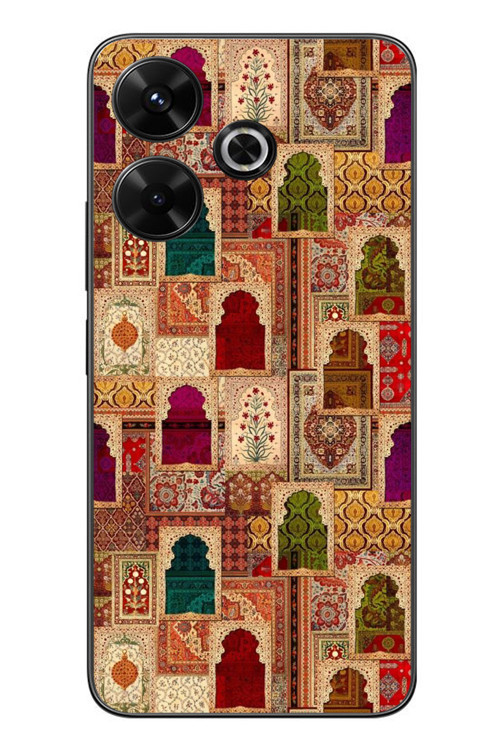 Redmi 13 Uyumlu Seccadeler Baskılı Silikon Kılıf
