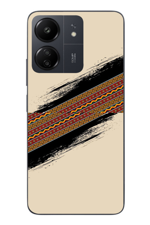 Redmi 13C Uyumlu Yan Motif Baskılı Silikon Kılıf