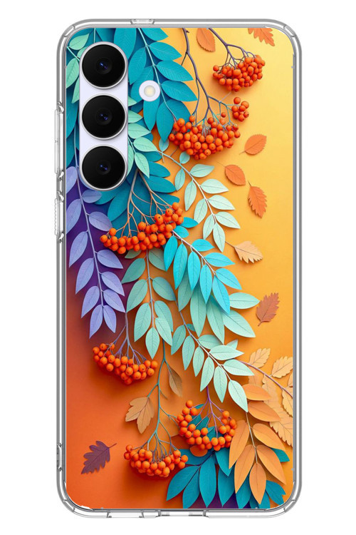 Samsung Galaxy S25 FE Uyumlu Pastoral Çicekler Baskılı Silikon Kılıf
