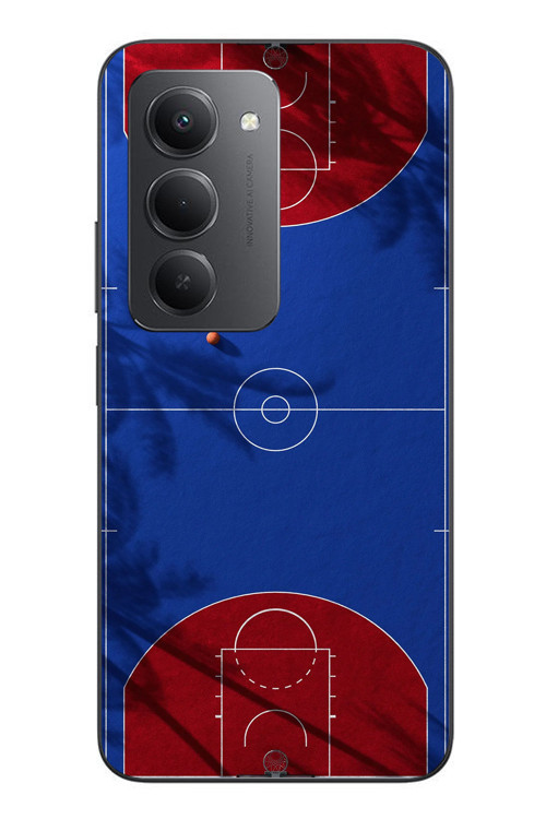 Redmi 15 Uyumlu Basketbol Sahası Baskılı Silikon Kılıf