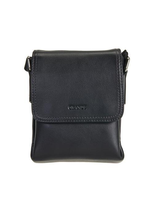 Hakiki Deri Erkek Postacı Çantası Siyah 4269