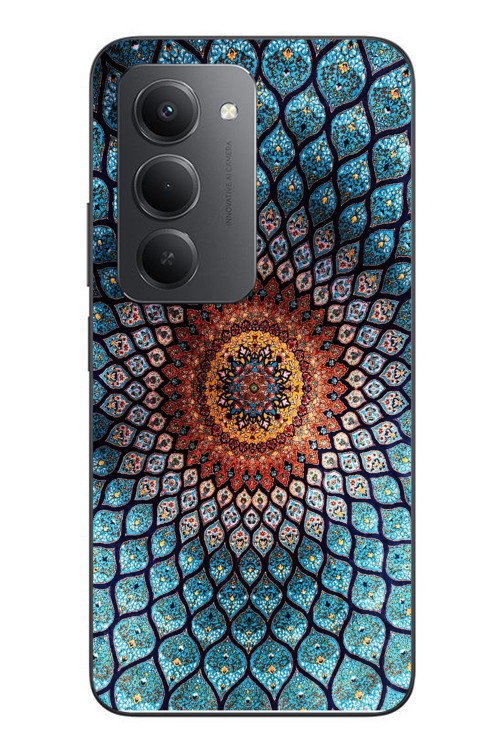 Redmi 15 Uyumlu İran Dokuması Baskılı Silikon Kılıf