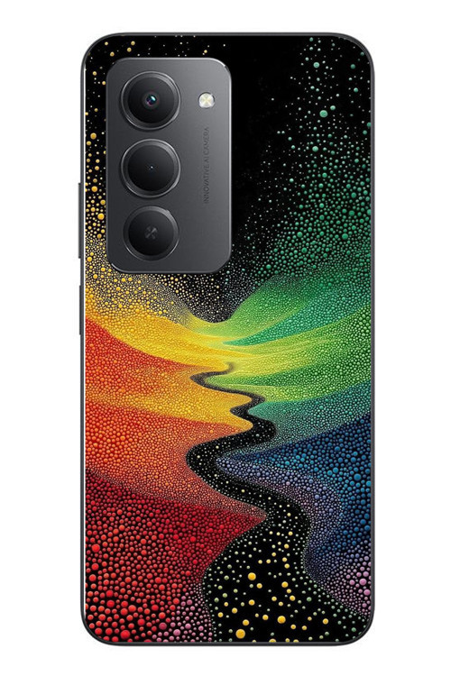 Redmi 15 Uyumlu Renkli Yollar Baskılı Silikon Kılıf