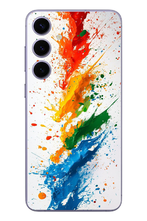 Samsung Galaxy S24 Plus Uyumlu Renk Skalası Baskılı Silikon Kılıf