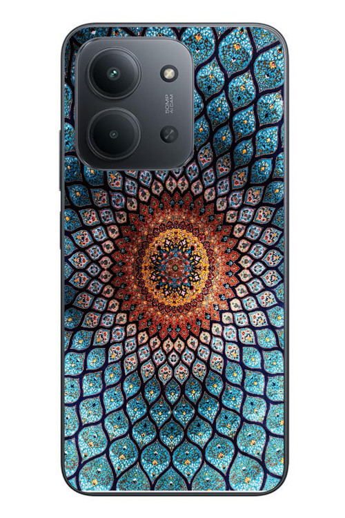 Redmi 15C Uyumlu İran Dokuması Baskılı Silikon Kılıf