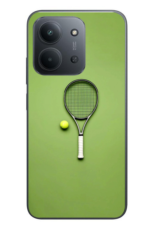 Redmi 15C Uyumlu Tenis Raketi Baskılı Silikon Kılıf