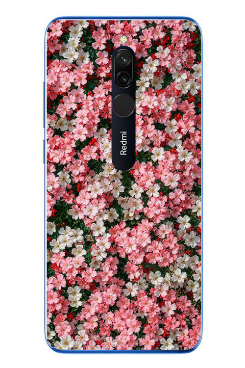 Redmi 8 Uyumlu Ahenkli Papatyalar Baskılı Silikon Kılıf