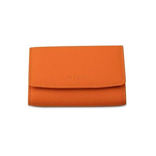 Hakiki Deri Kartlık Turuncu 841
