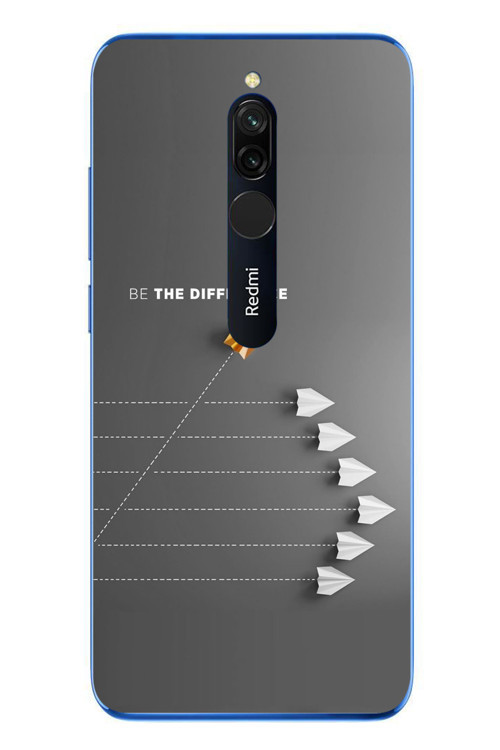 Redmi 8 Uyumlu Be The Difference Baskılı Silikon Kılıf