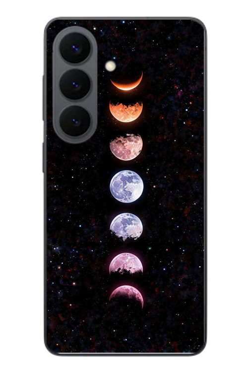 Samsung Galaxy S26 Uyumlu Tüm Gezegenler Baskılı Silikon Kılıf