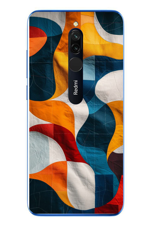 Redmi 8 Uyumlu Modern Desenler Baskılı Silikon Kılıf