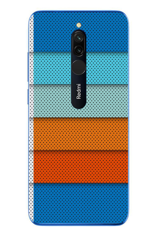 Redmi 8 Uyumlu Renk Geçişi Baskılı Silikon Kılıf