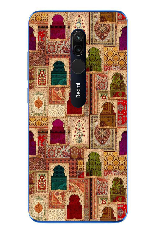 Redmi 8 Uyumlu Seccadeler Baskılı Silikon Kılıf