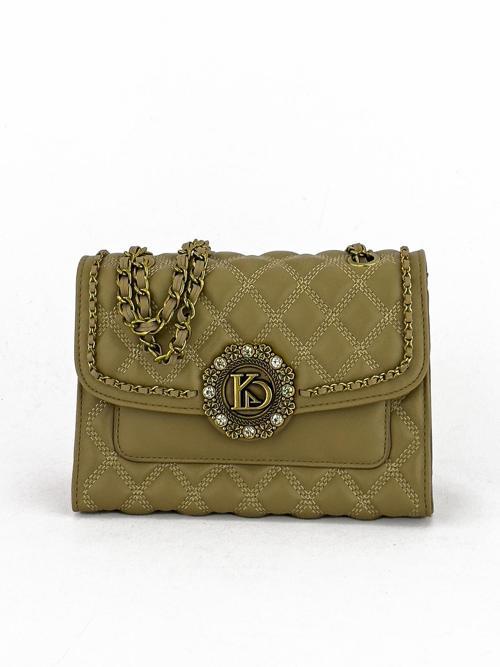 Çapraz Askılı Kadın Çanta Taupe 26556